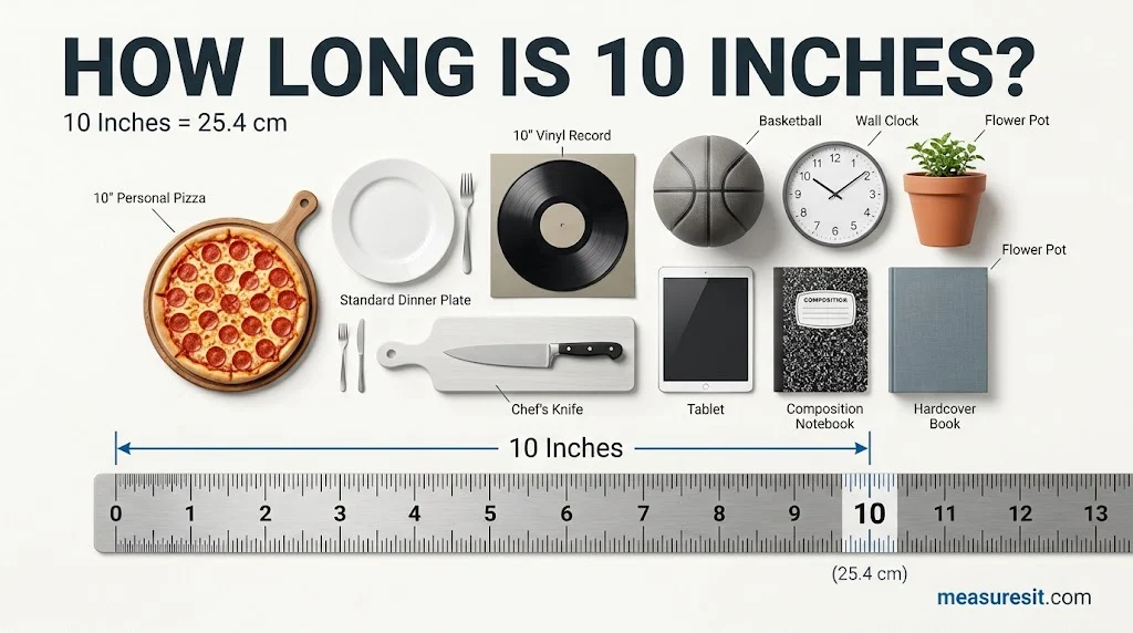 how long is 10 inches
