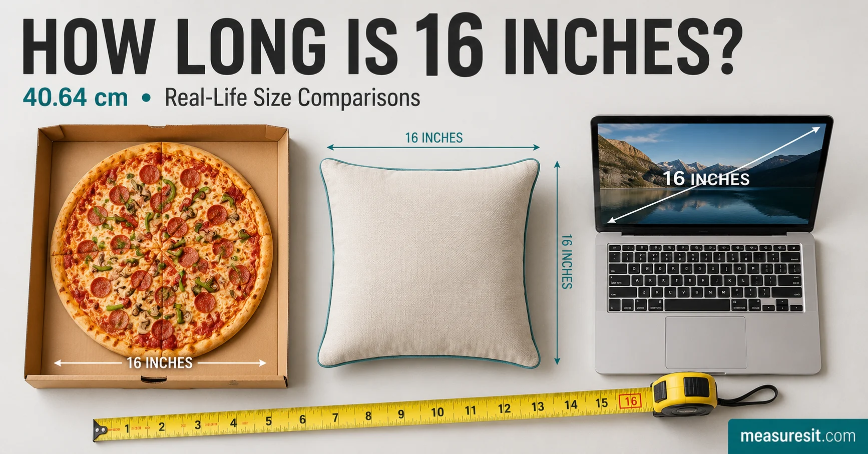 how long is 16 inches