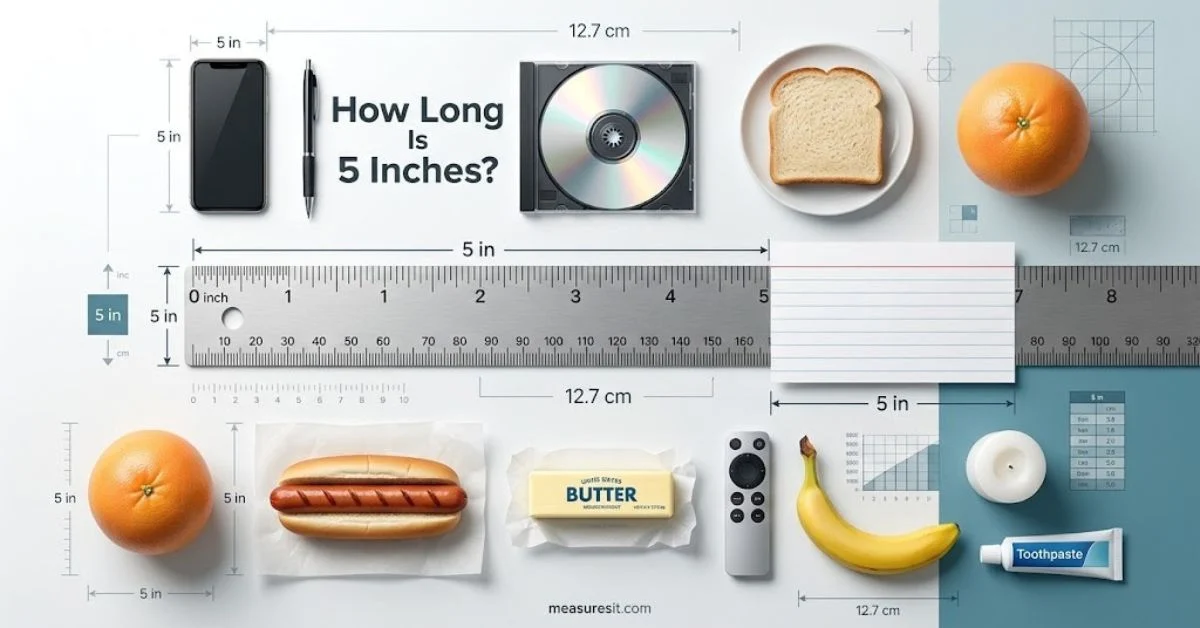 how long is 5 inches