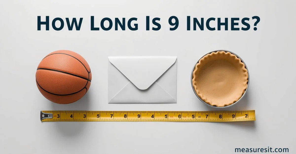how long is 9 inches
