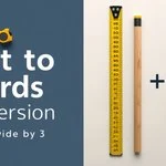 feet to yards conversion