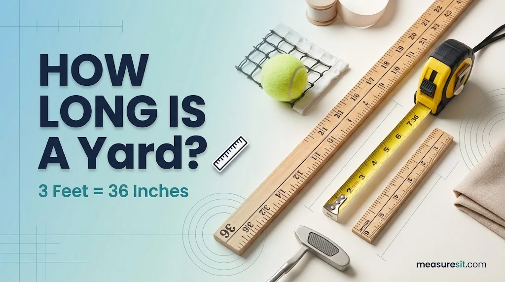 how long is a yard