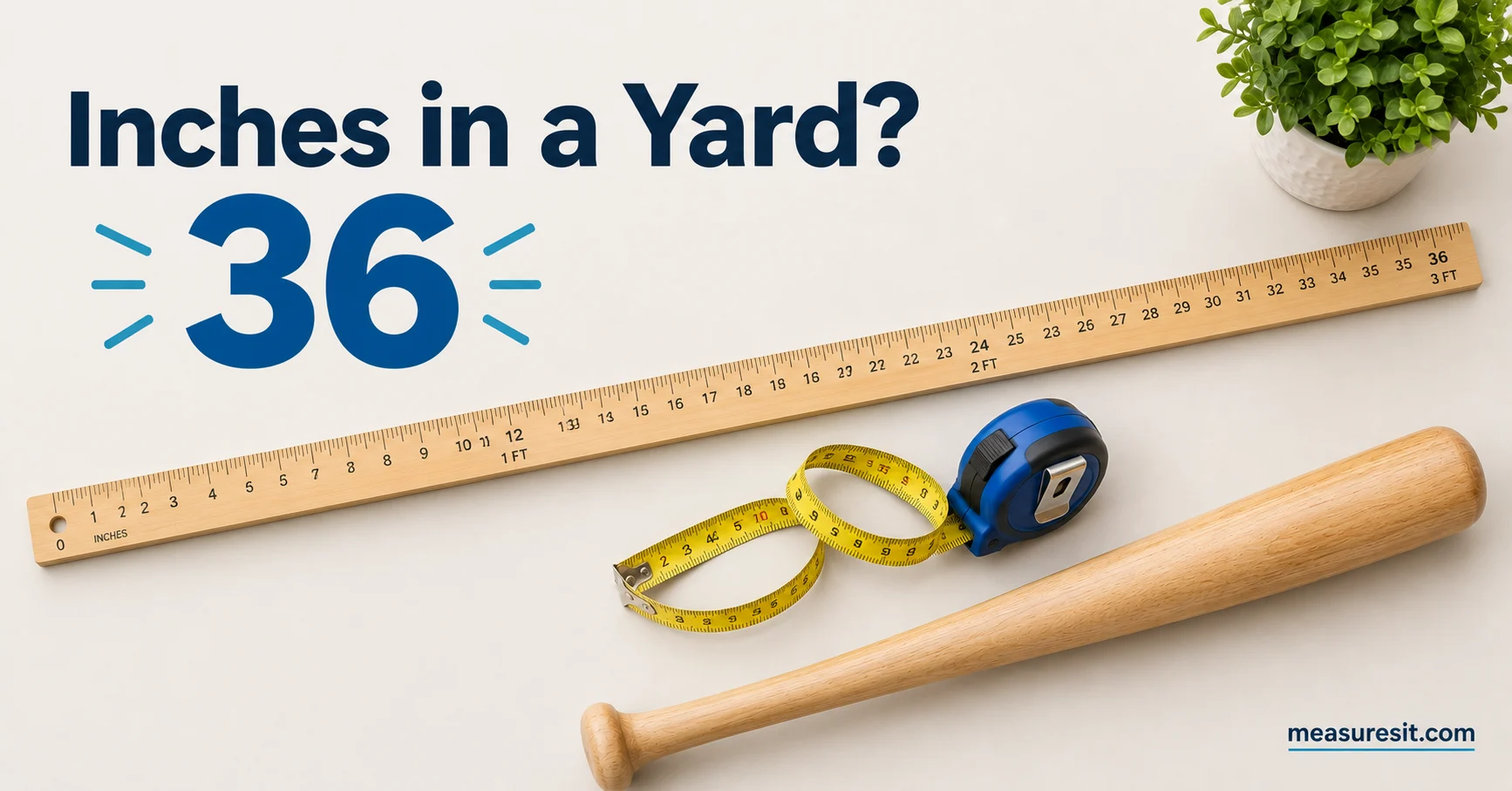 how many inches in a yard