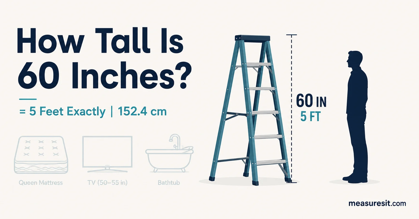 how tall is 60 inches