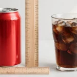 Coke can dimensions showing height diameter and volume of a standard 12 fl oz soda can